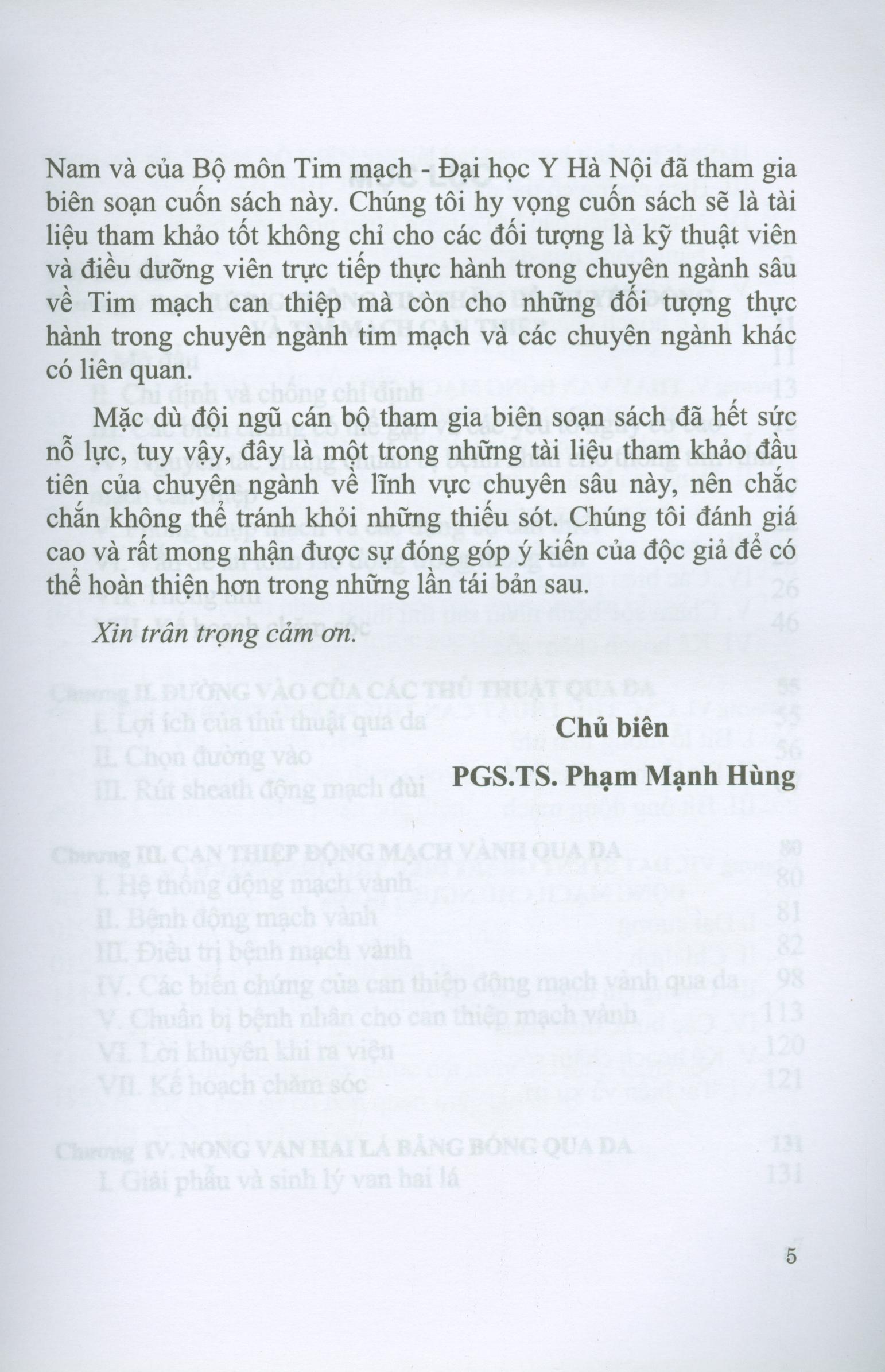 Điều dưỡng trong tim mạch can thiệp