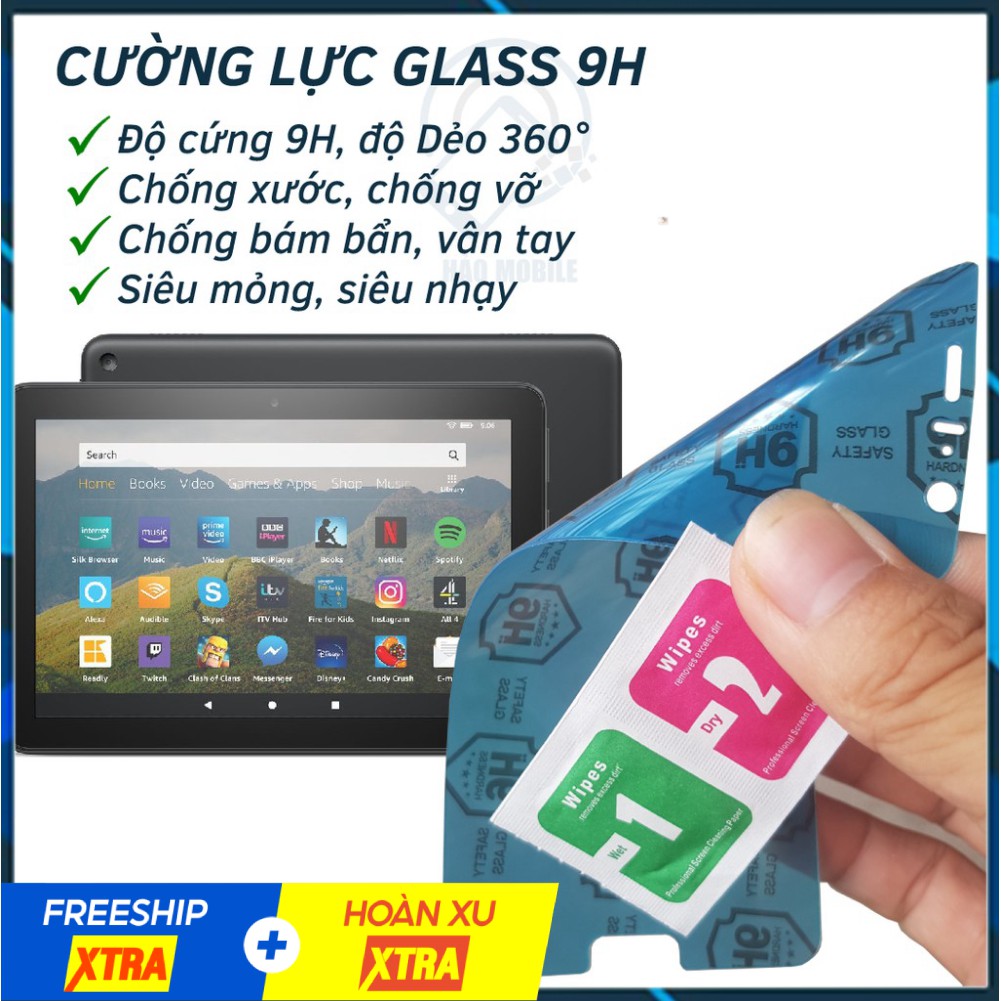 Dán cường lực dẻo nano kindle fire hd 8 2020