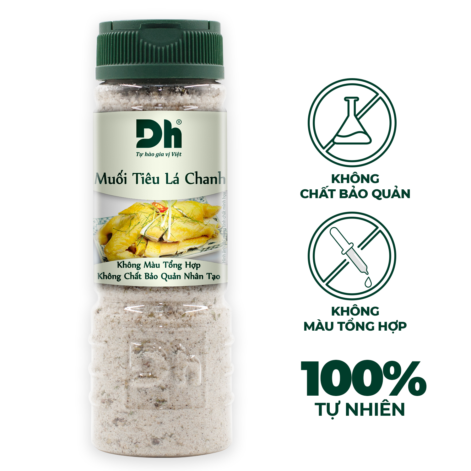 Muối tiêu lá chanh 120g dh foods