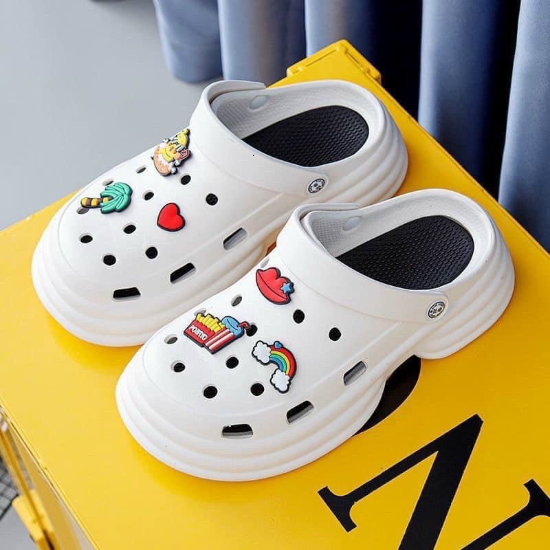 Dép Sục Croc 4cm Nhựa Eva