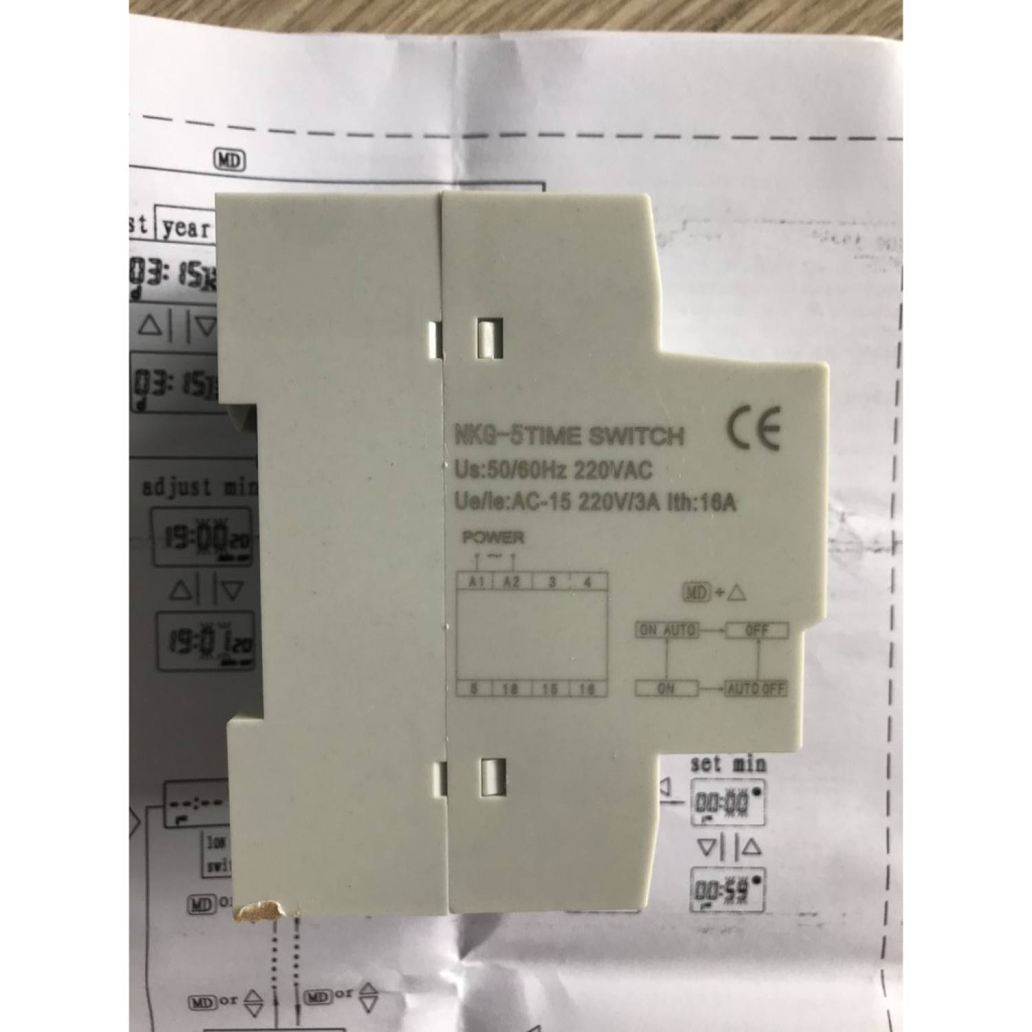 (KHÁC) Rơ le thời gian thực theo tháng chỉ thị số NKG-5