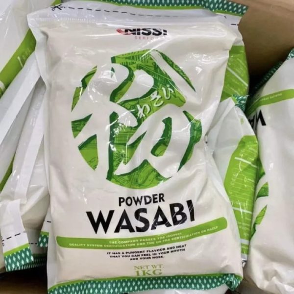 ( CHUẨN NHẬT ) Bột Mù Tạt Wasabi Nissi (1kg/gói)