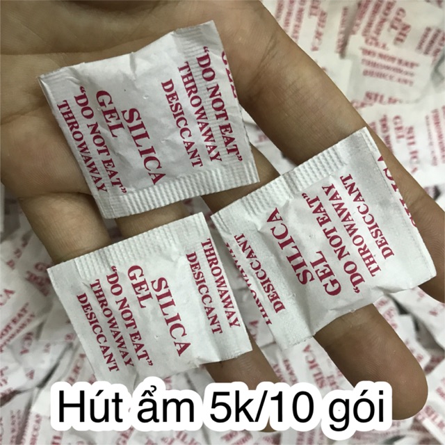 Gói hút ẩm dùng cho túi xách 6k/10 gói 1gram
