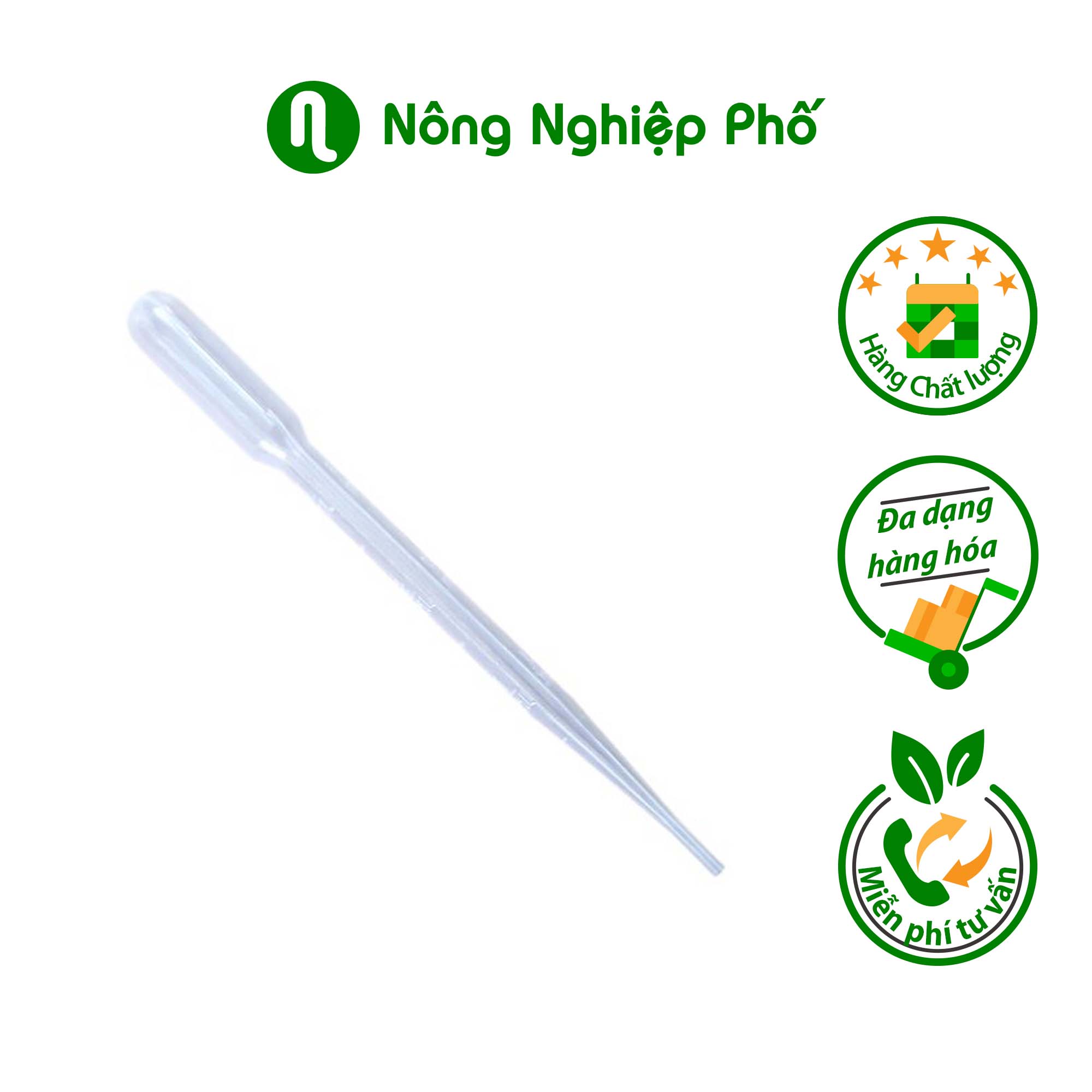 Pipet ( Bóp đo giọt ) phân loại 3ml - Nông Nghiệp Phố