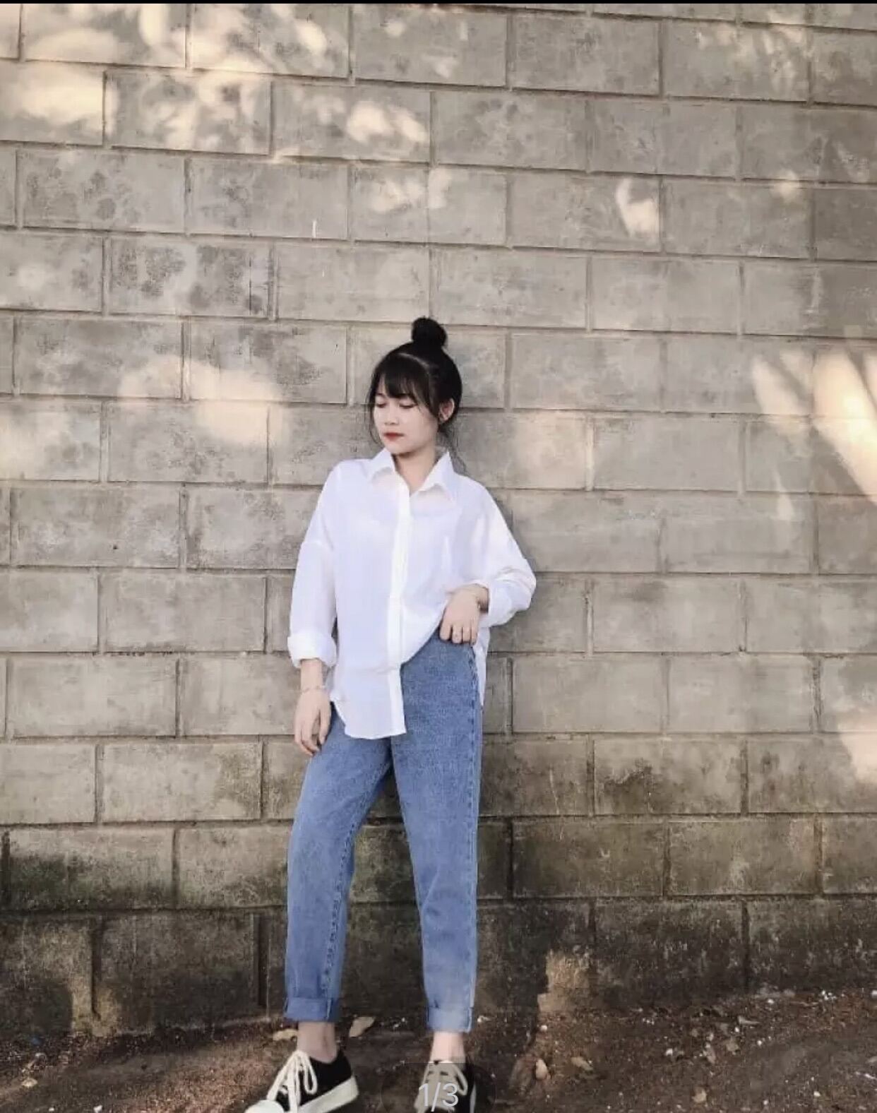 🔥Set Bộ BAGGY+SƠ MI TAY DÀI 1 TÚI