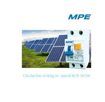 [HCM]MPE - CB chống giật RCBO 2P-40A (Cầu dao bảo vệ dòng rò và quá tải RCBO-30/240)
