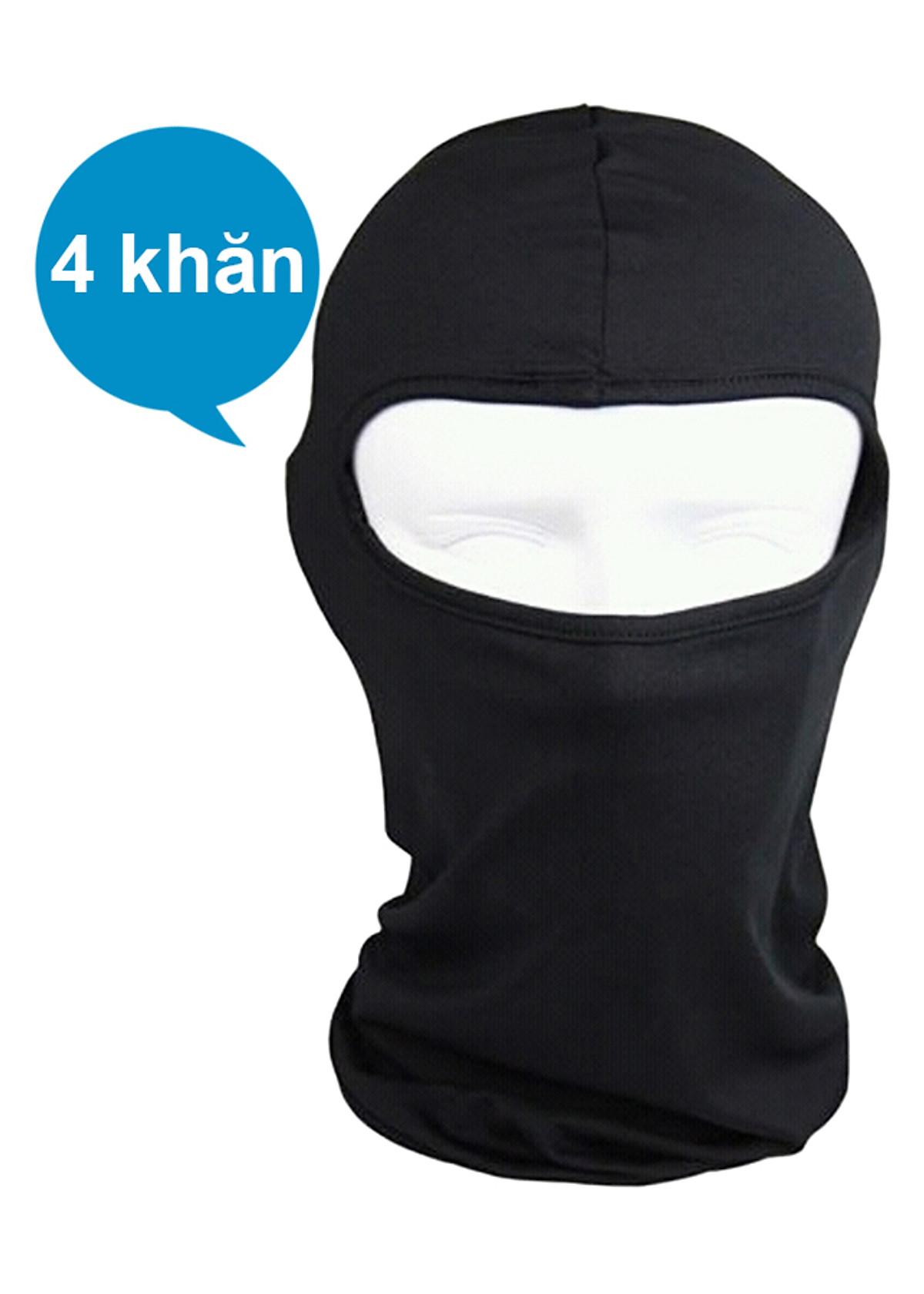 Bộ 4 khăn trùm đi phượt màu đen
