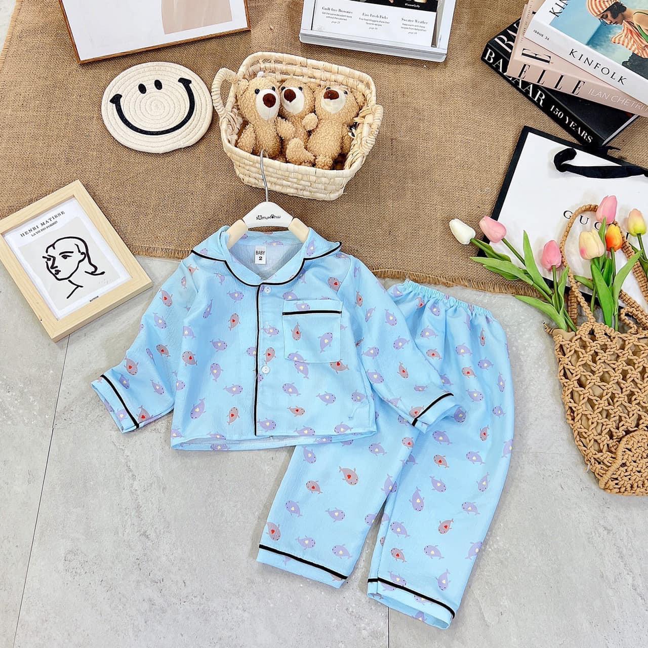 bộ pijama cho bé siêu dễ thương