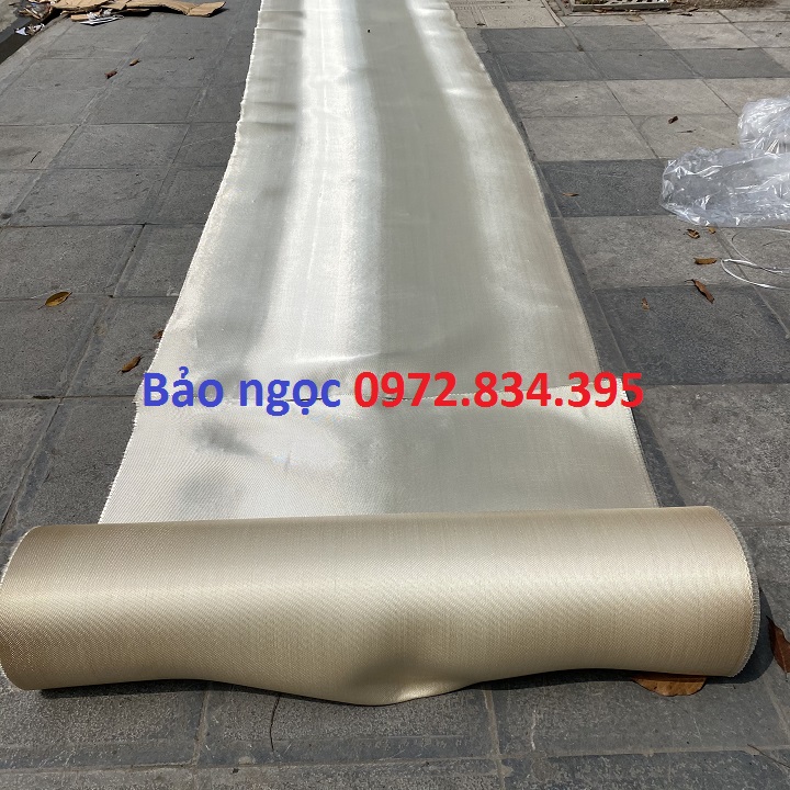 Vải bạt chống cháy sợi thủy tinh HT800 (rộng 1 mét dài 5 mét)