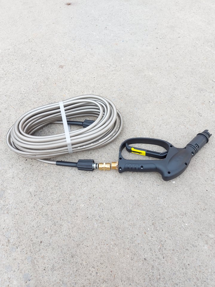 Dây xả nước máy rửa xe 20m + đầu nối