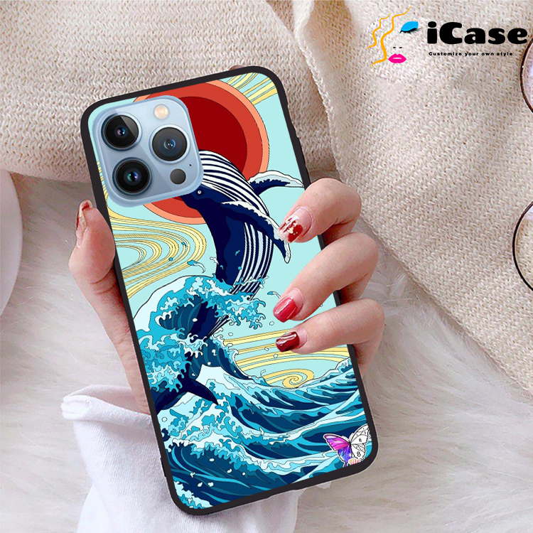 Ốp lưng iPhone 13 Pro Max viền dẻo TPU BST Sea
