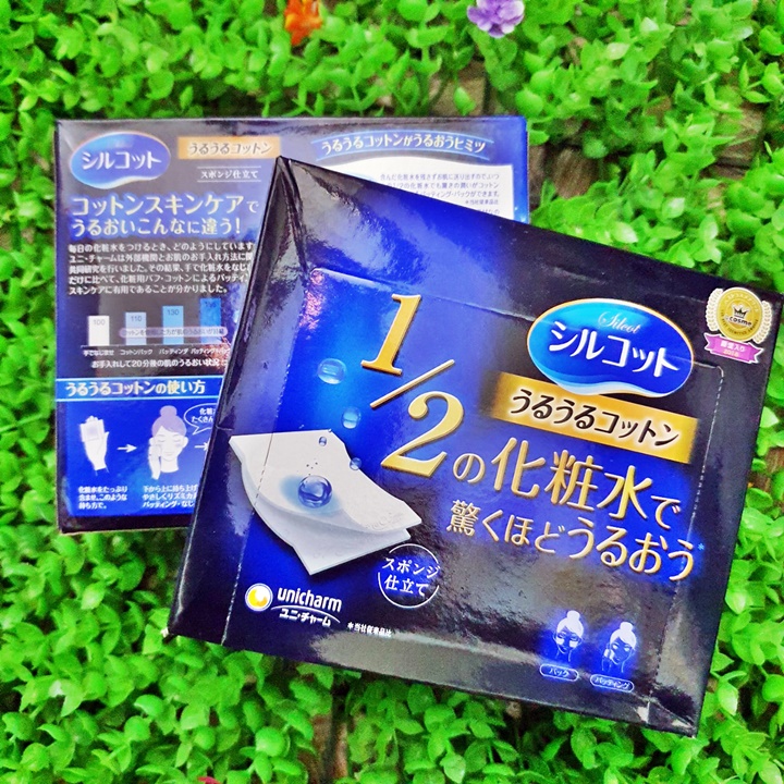 Bông tẩy trang Silcot Unicharm Nhật Bản – TXS558