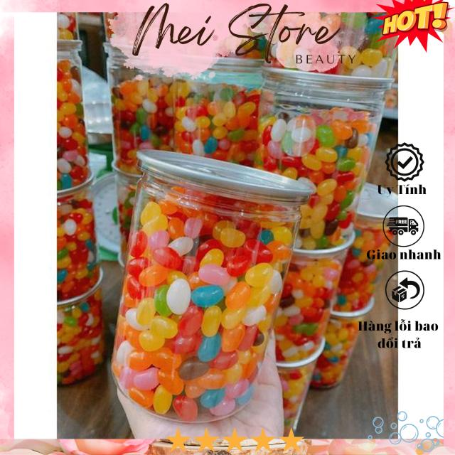 Kẹo bi trái cây 7 màu 500 gram