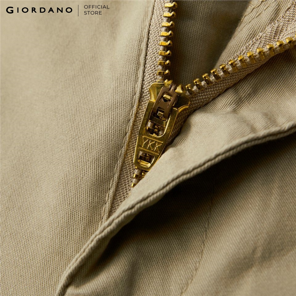 GIORDANO Quần Shorts Khaki Nữ 05409202