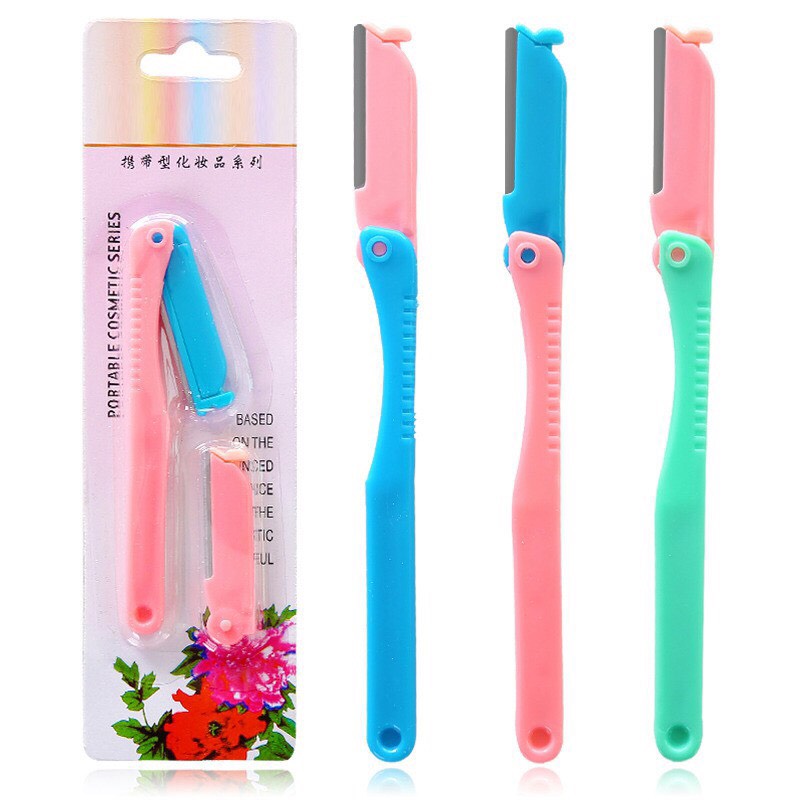 Bộ dao cạo lông mày tiện dụng 2 lưỡi