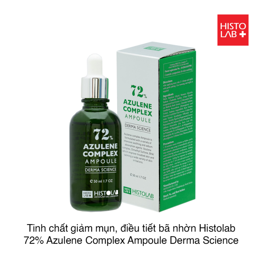 Serum cho da mụn Histolab Azulene Complex Ampoule 72%