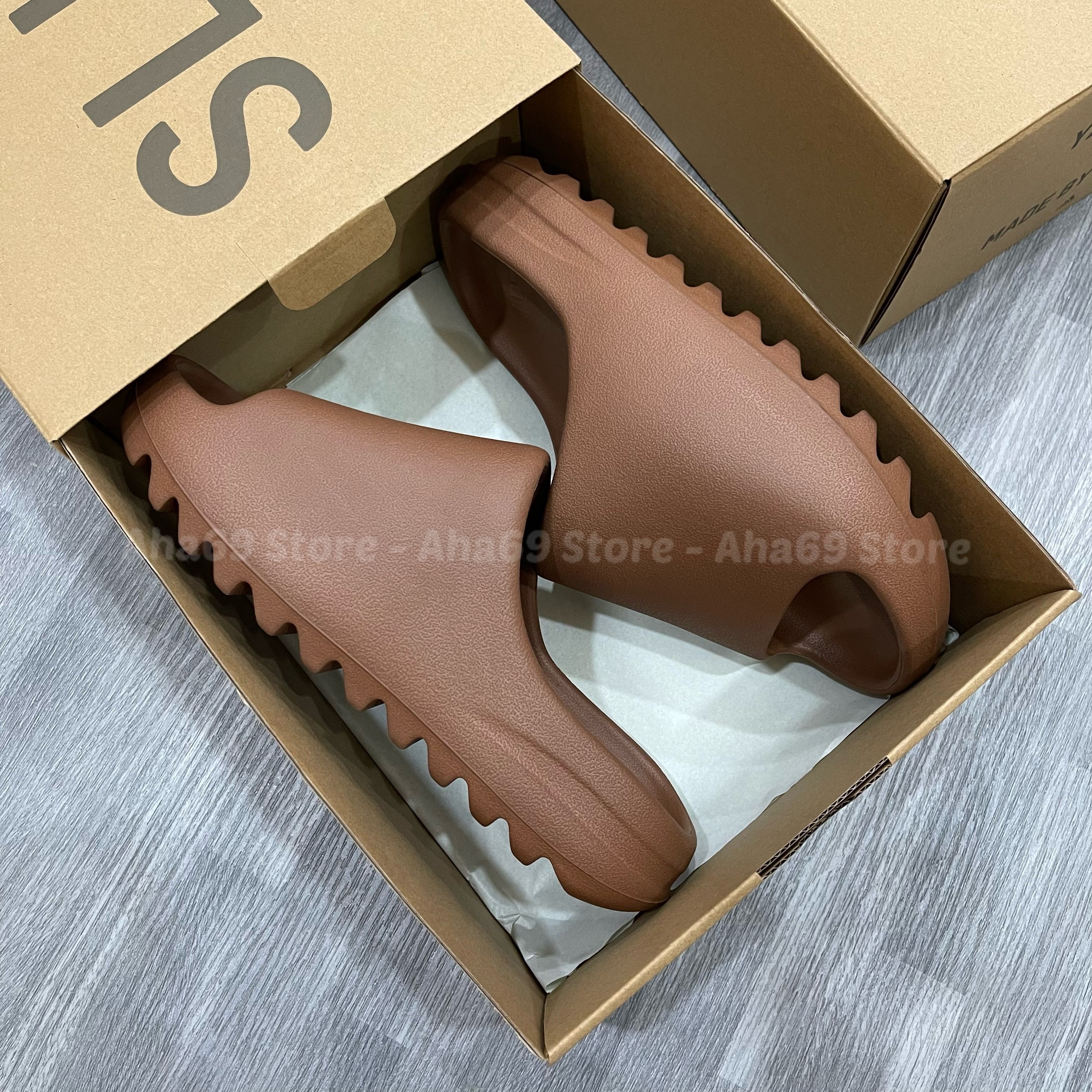 [Aha69Store] Full Box | Dép Yz Slide 2023 - Vân Nhám Cao Cấp | High Quality