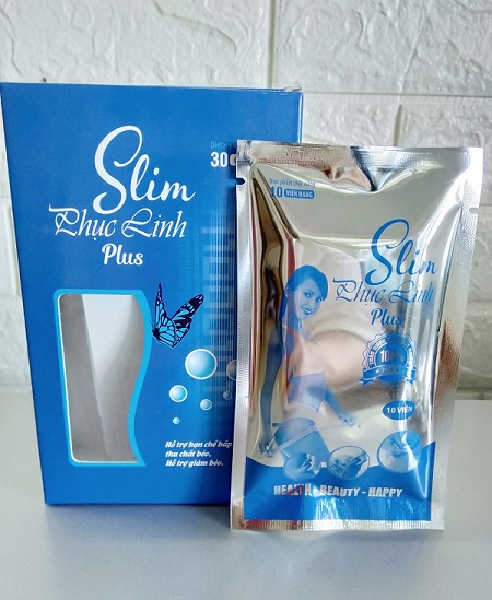 Viên uống giảm cân Slim Phục Linh Plus-30 viên