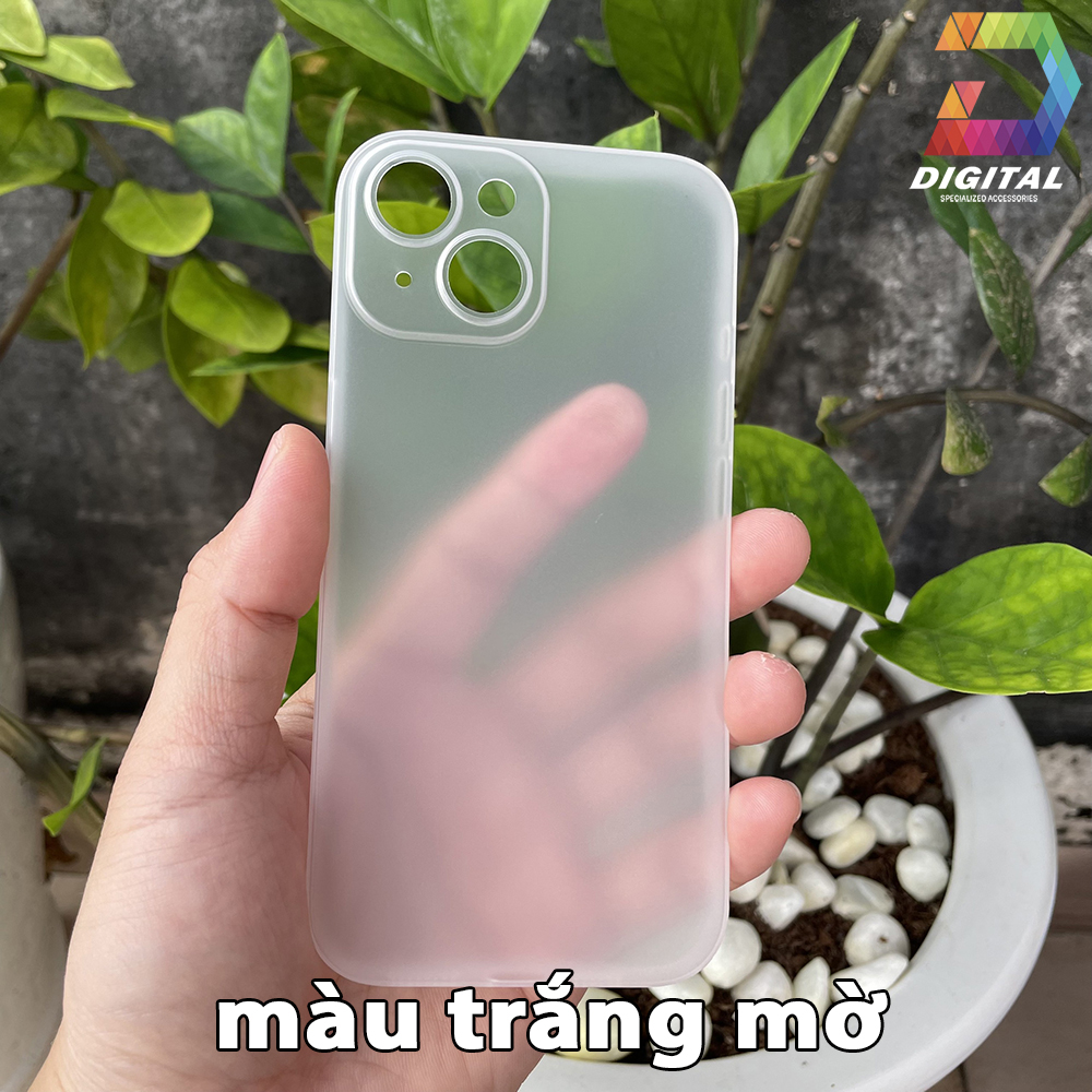 Combo 2 Ốp Lưng Trong Nhám Unibody iPhone 15 Siêu Mỏng