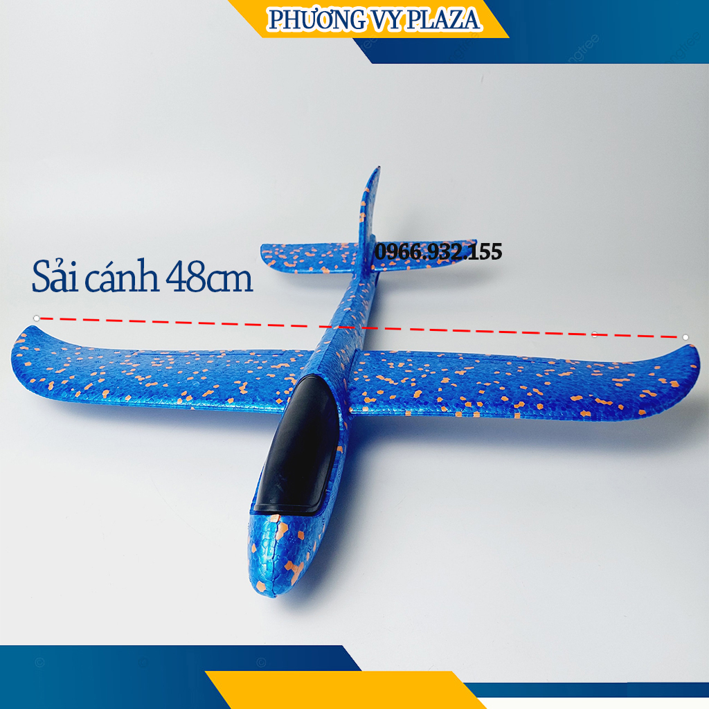 Máy Bay Xốp Phi Tay Megagift Cỡ Lớn 48cm x 49cm