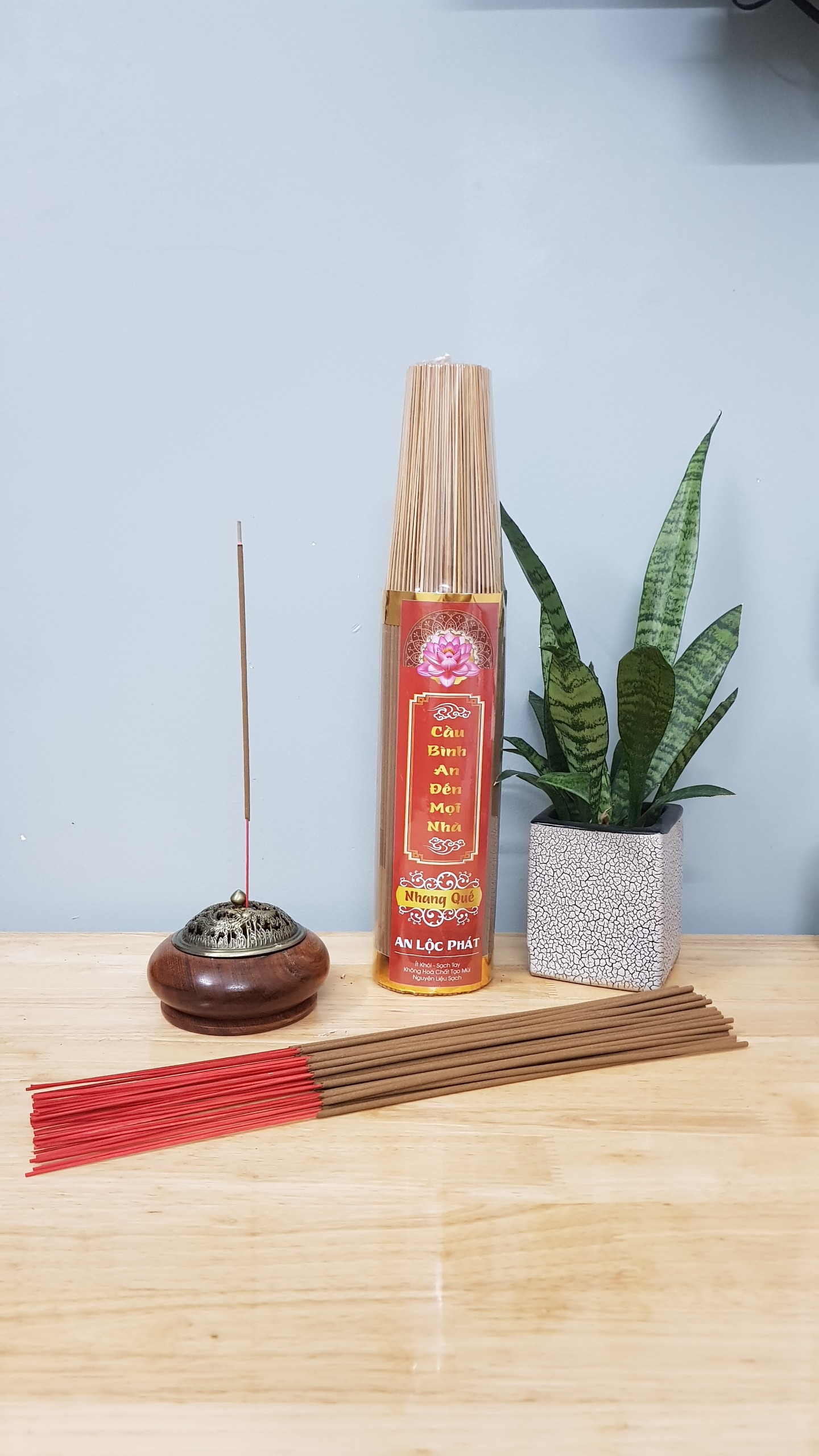 Nhang Quế Thơm Dịu Nhẹ - An Lộc Phát ( bó 500 cây )