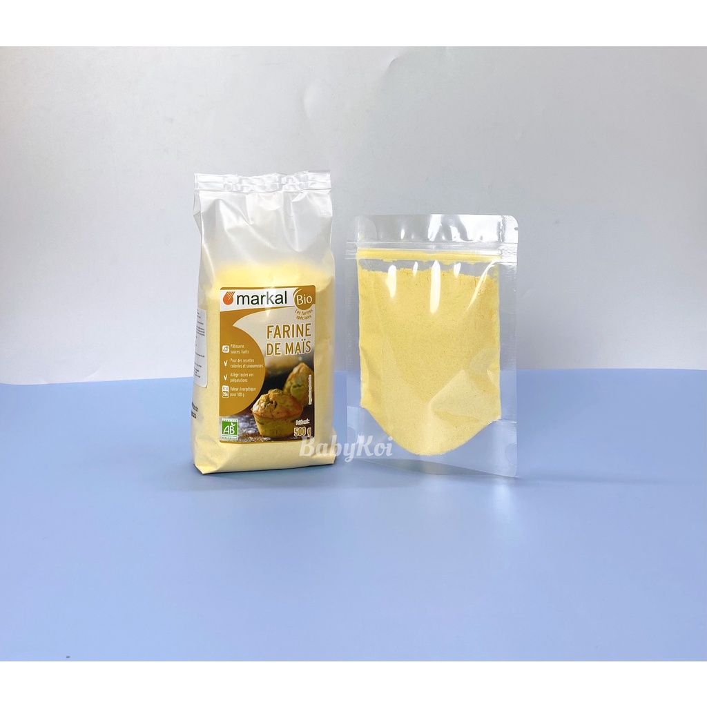 Bột bắp hạt mịn hữu cơ Markal