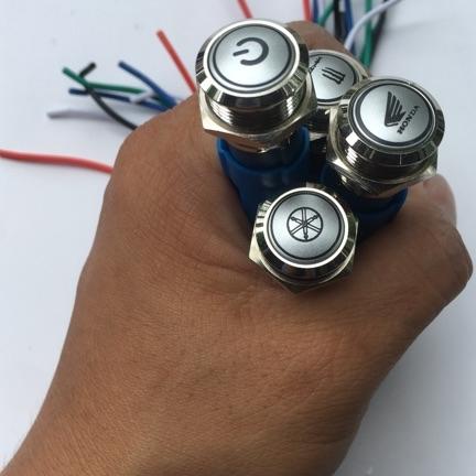 Công tắc Led 16mm On-Off.Chống nước tuyệt đối