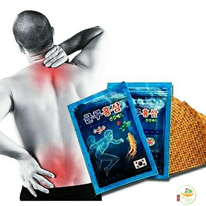 Cao Dán Hồng Sâm Glu Xanh Hàn Quốc. túi 20 miếng
