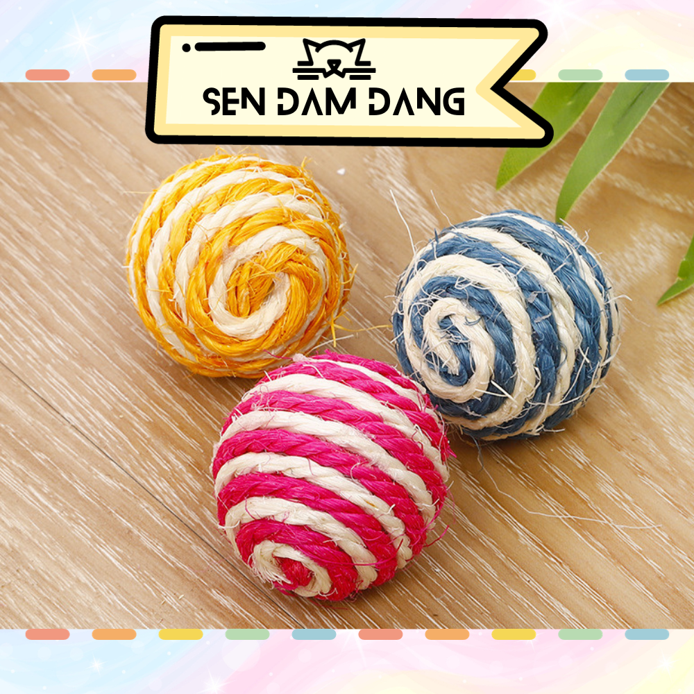 Banh Cói Đồ Chơi Cho Mèo - 4.3cm