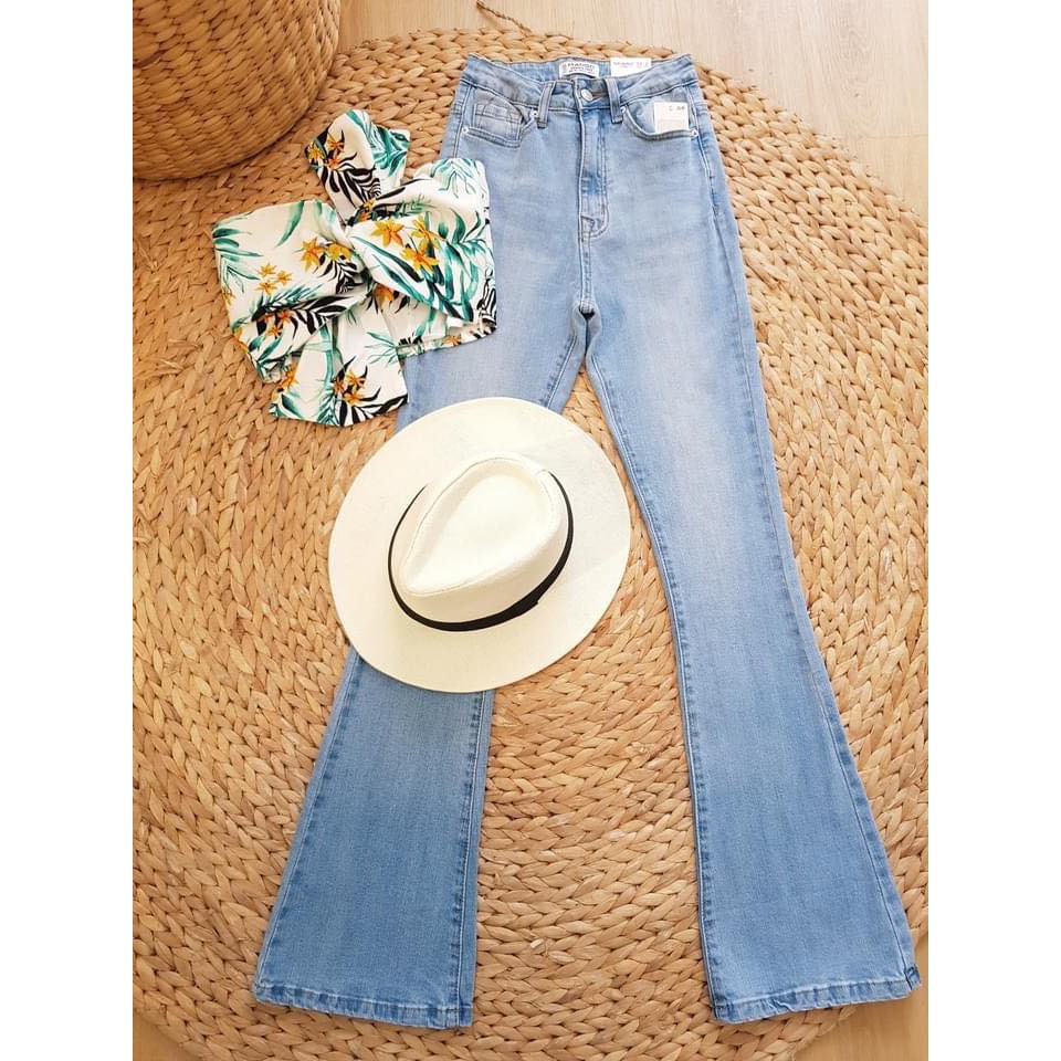 [HCM]Quần Jean Ống Loe LD01 Bigsize dài 110cm