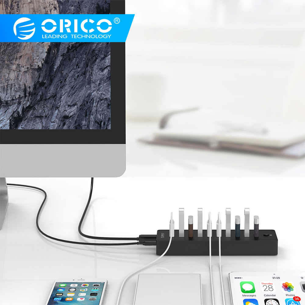 Bộ chia 10 cổng USB 3.0 Orico P10-U3-V1