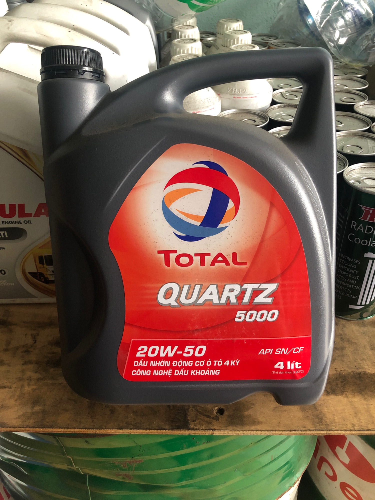 Nhớt Total Quartz 5000 20W-50 4L