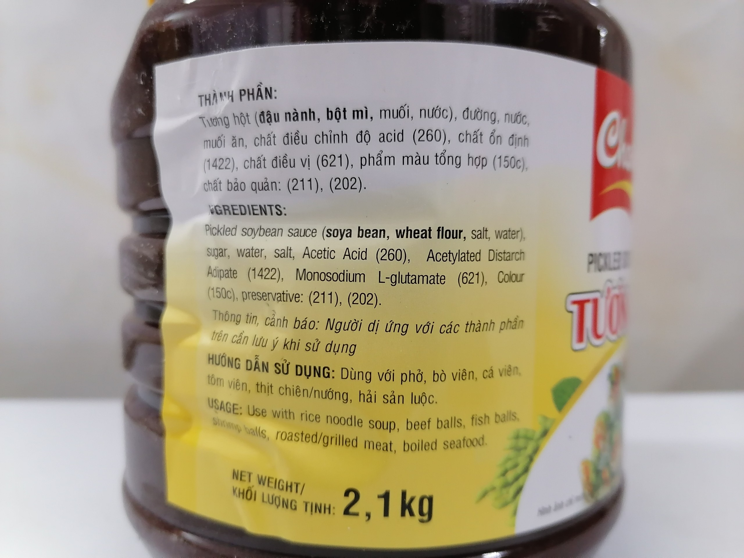 [BÌNH 2.1 Kg] TƯƠNG ĐEN [VN] CHOLIMEX Pickled Soya Bean Sauce (choli-hk)