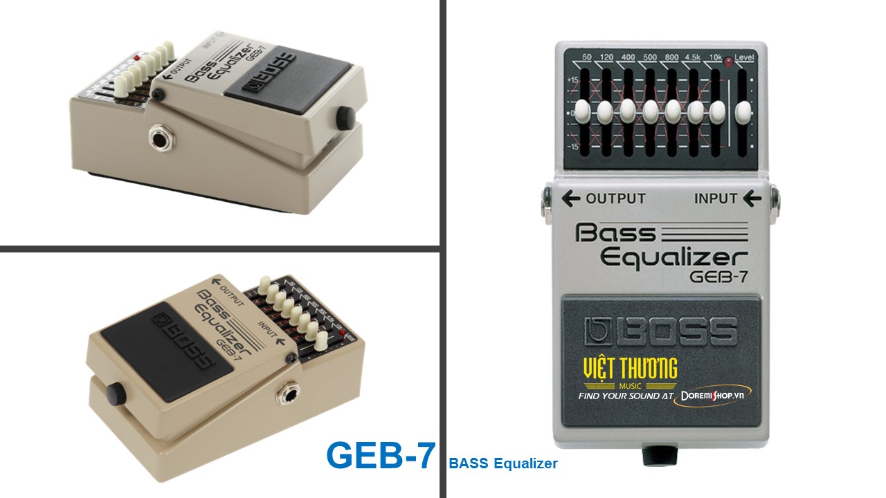 Pedal Equalizer cho đàn bass BOSS GEB-7