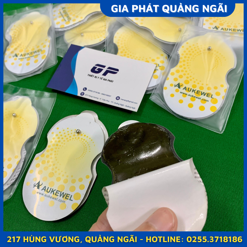 Cặp miếng dán máy massage điện xung aukewel phụ kiến máy massage xung điện đài loan