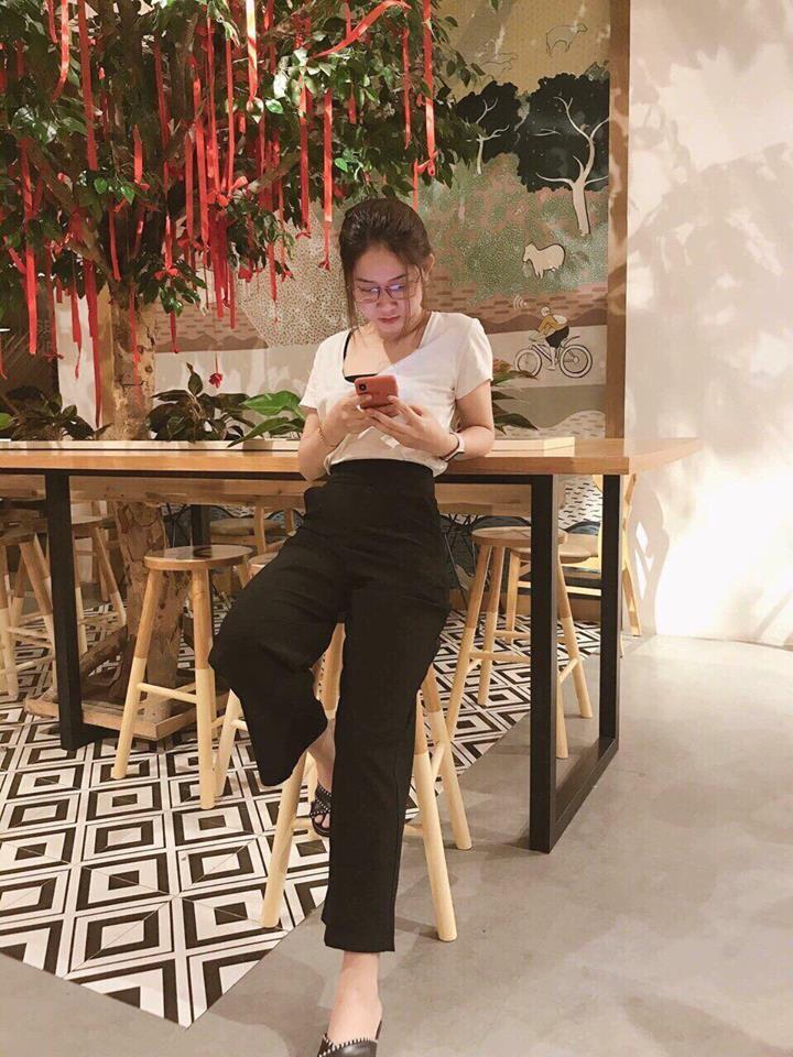 [HCM]QUẦN SUÔNG ĐEN ỐNG RỘNG