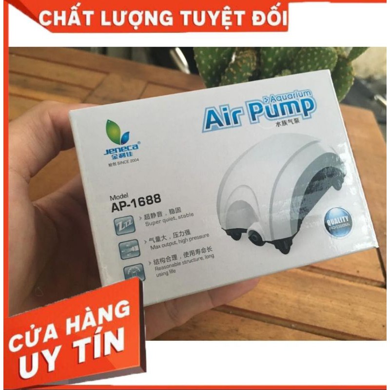 Máy sủi oxi bể cá 1 vòi - 2 vòi | máy oxy bể cá