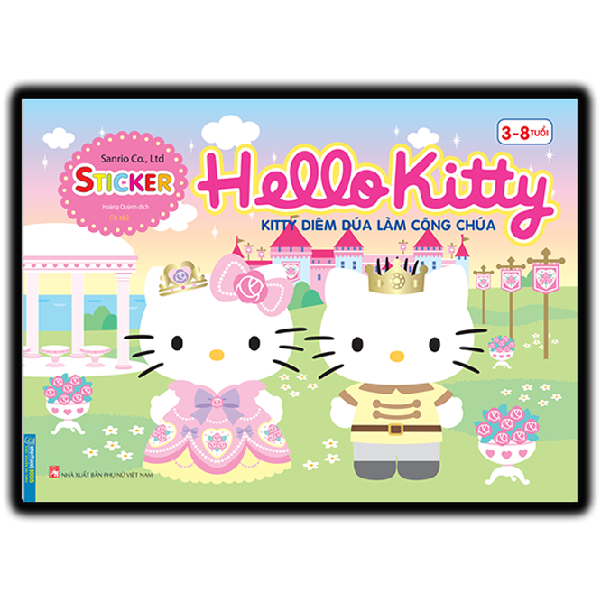 Sách - Stickers Hello Kitty (sách bản quyền)