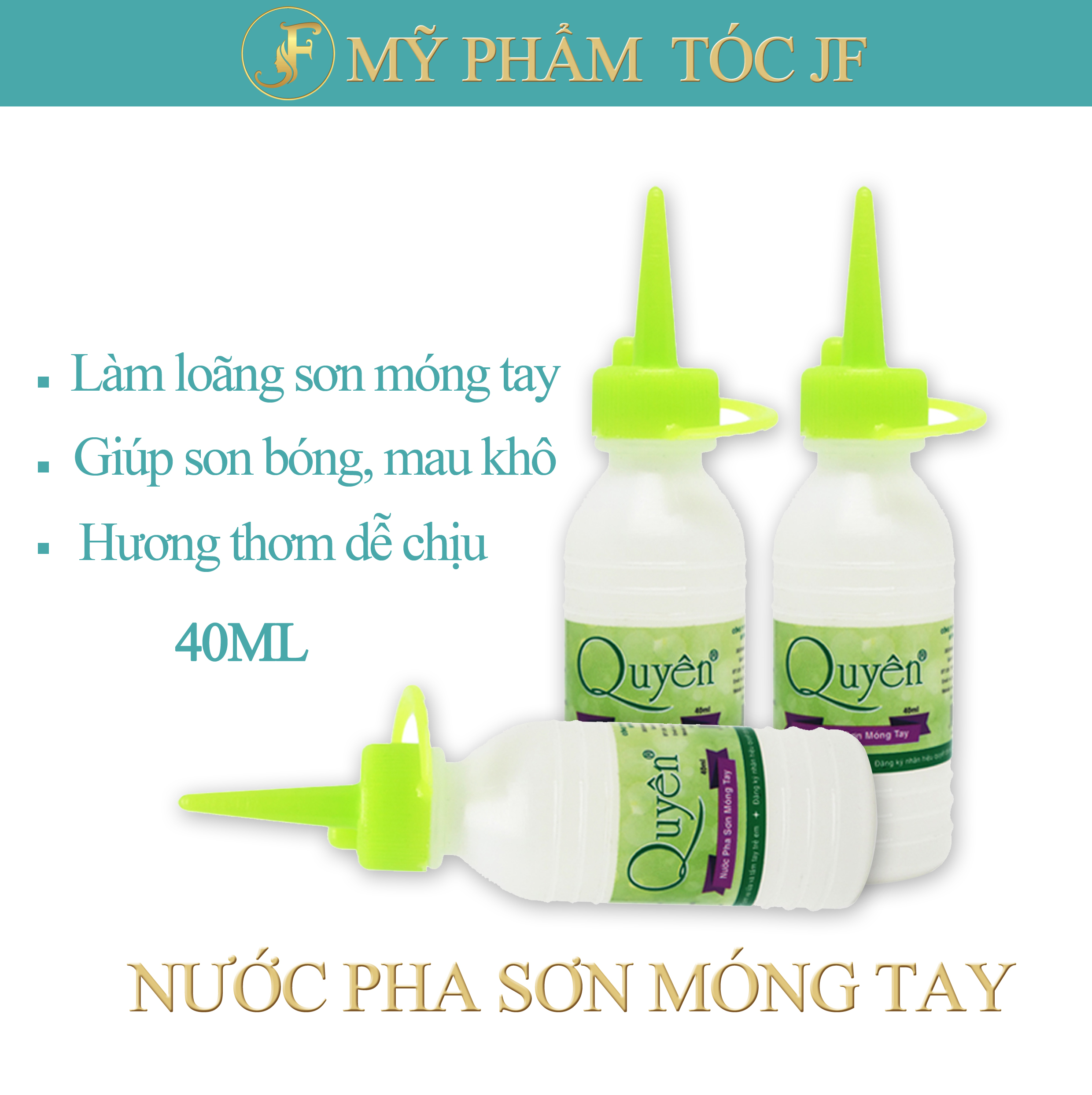 Nước pha sơn móng tay cao cấp 40ml