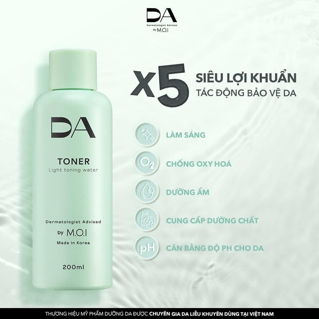 Toner - Nước cân bằng 5 trong 1  DA by MOI 200ml