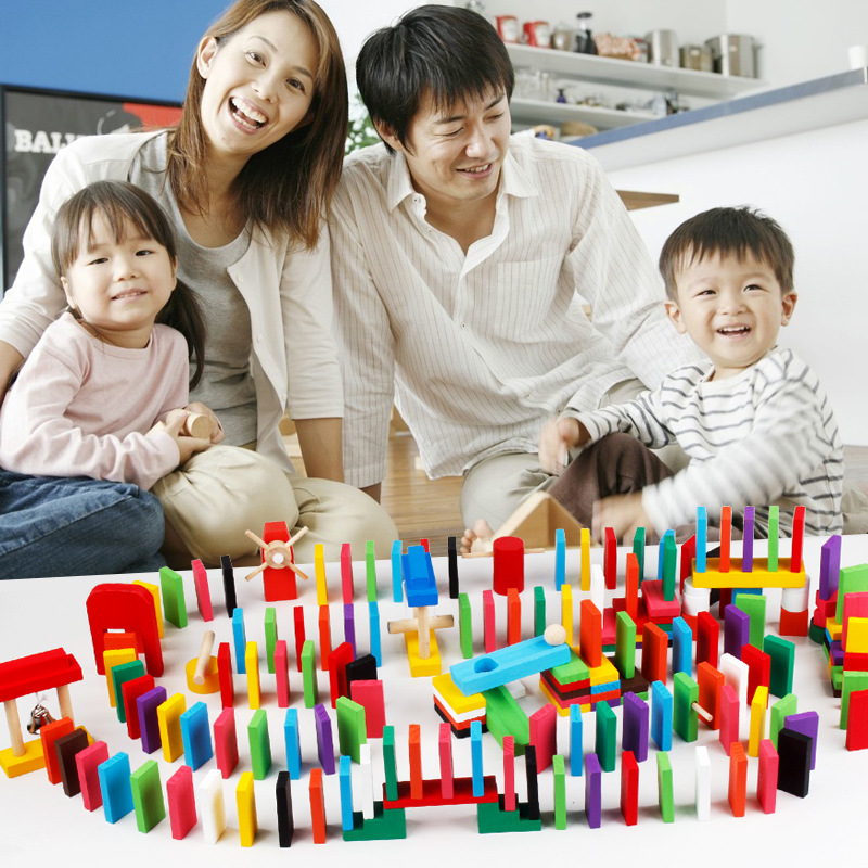 Bộ 360 quân domino bằng gỗ (đồ chơi)