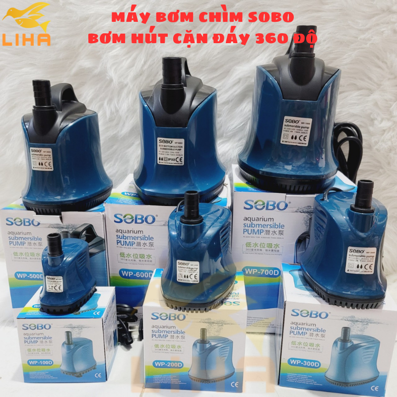 Máy Bơm Hút Đáy Sobo WP-300D (35W-2500L/H-2M) - Máy Bơm Nước Cho Hồ Cá Cảnh