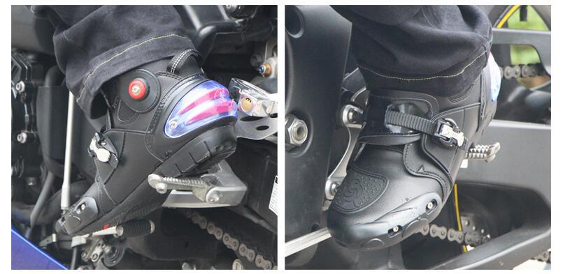 Giày đi motor Speed Biker dây rút A09003