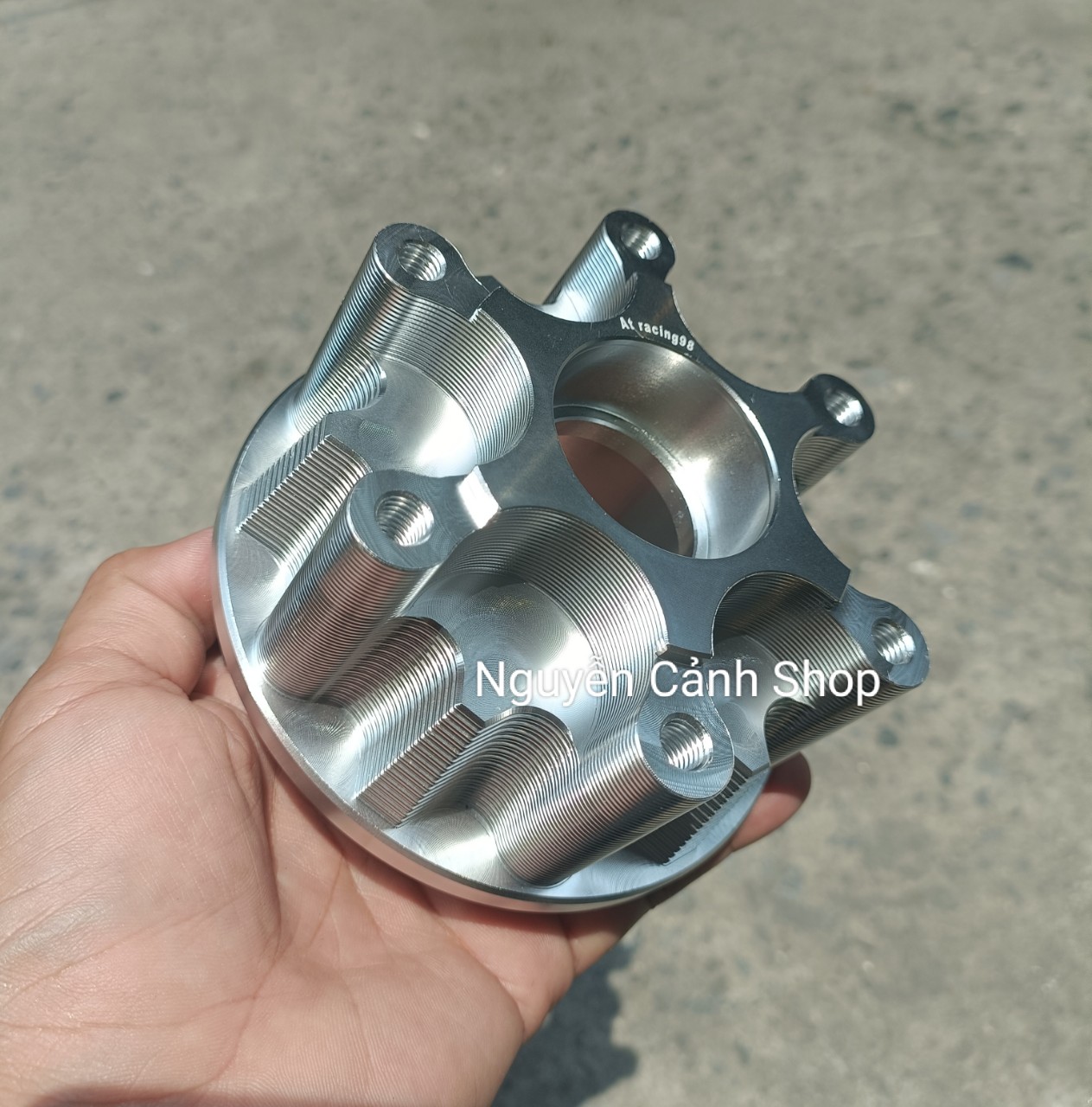 Cùi dĩa Exciter 150 nhôm CNC