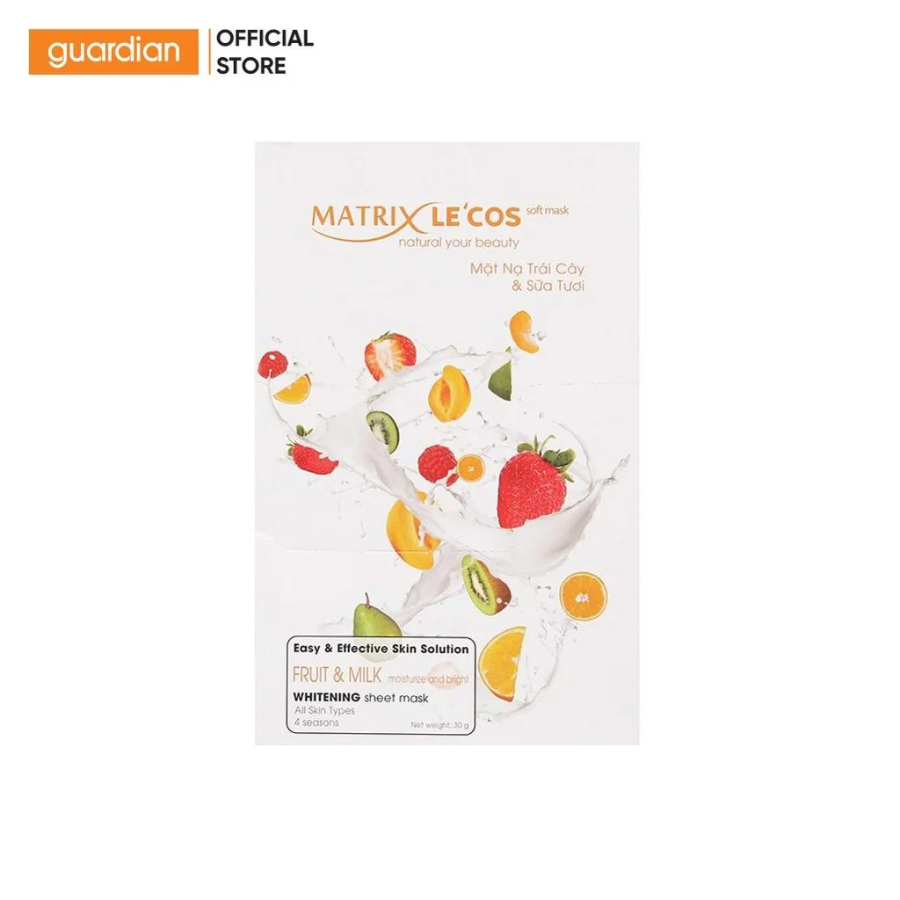 Mặt Nạ Trái Cây Và Sữa Tươi Matrix 30Gr