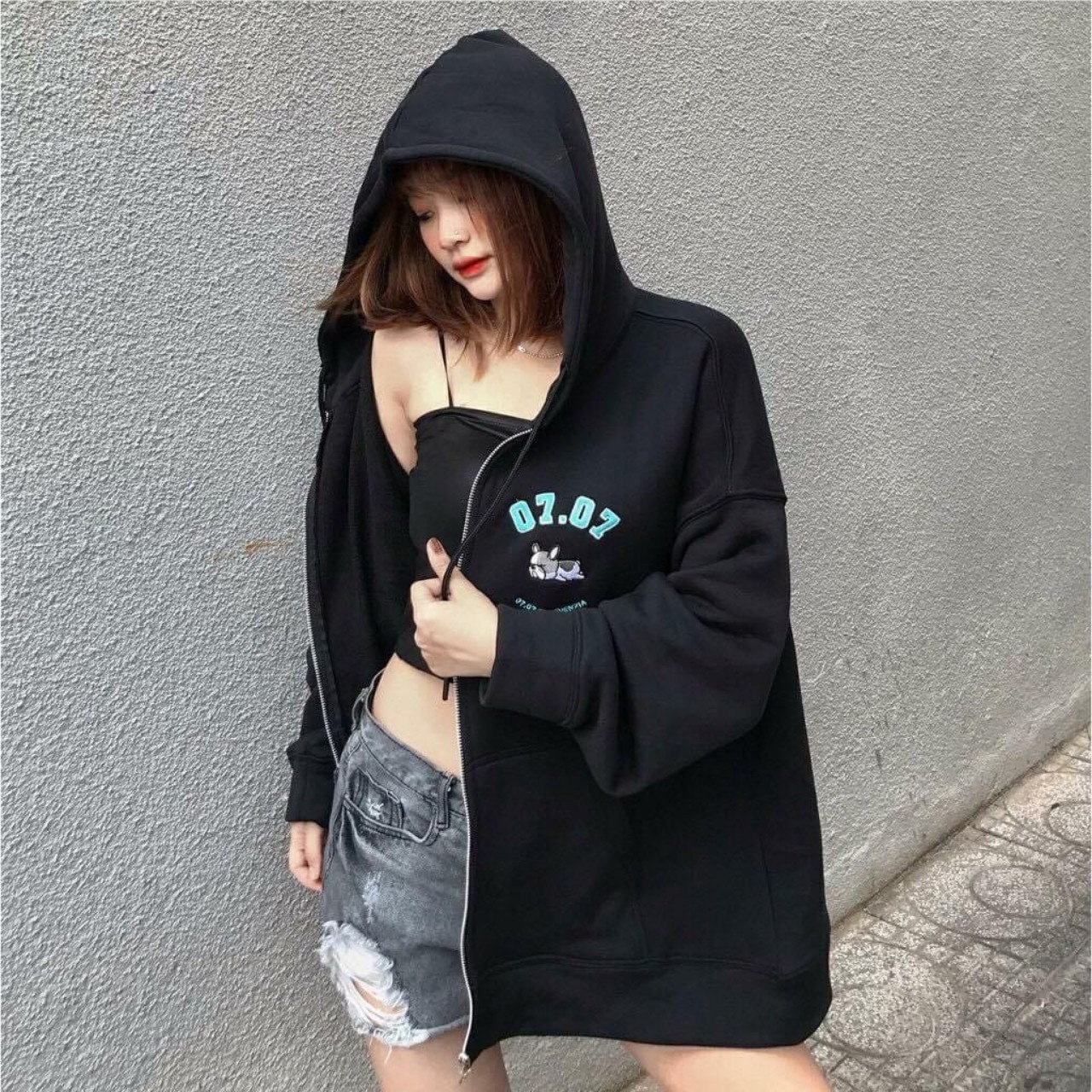FREE SHIP TOÀN QUỐC- Áo Khoác Hoodie 07.07 Vải Nỉ Ngoại Cao Cấp Chống Nắng,Giữ Ấm Khi Gió Lạnh Về