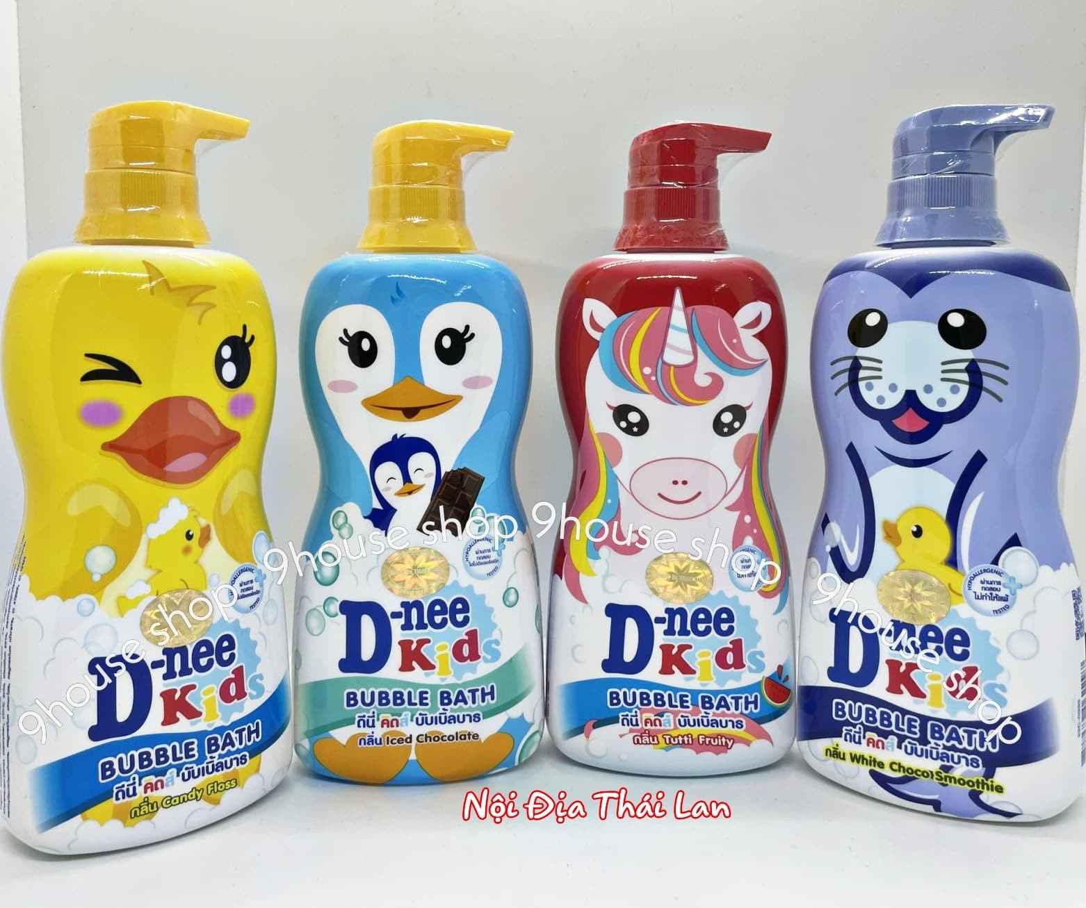 01 Sữa Tắm Tạo Bọt D-nee Kids Bubble Bath Thái Lan Cho Bé 400ml (CHAI HÌNH THÚ)