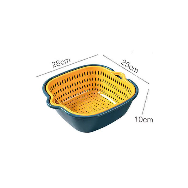 Bộ Rổ 8 Món Kèm Chậu Chất Liệu Nhựa Cao Cấp, Đựng Đồ Đa Năng - SHOPER