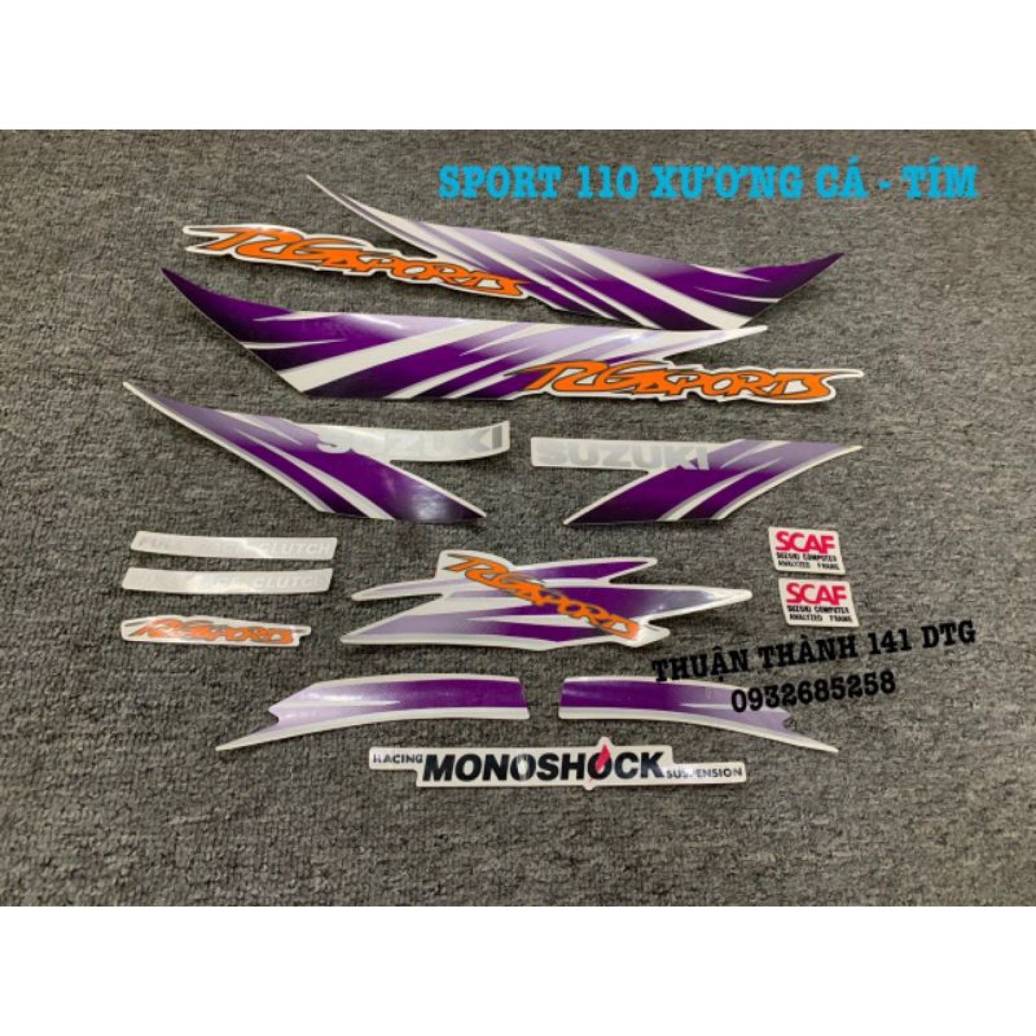 Tem sport 110 Xương Cá - Xipo