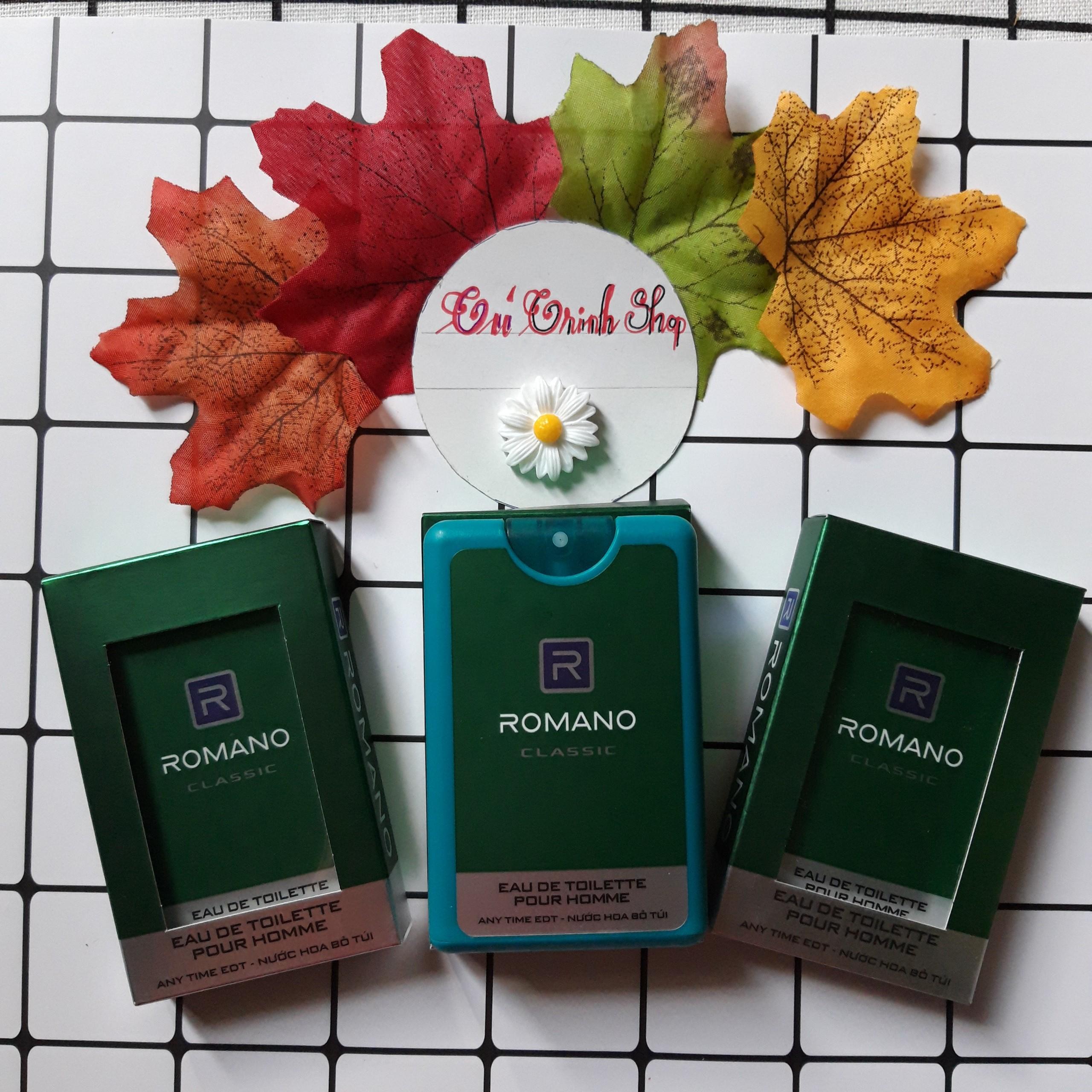 Nước Hoa Bỏ Túi Romano (18ml)-Màu Xanh Lá